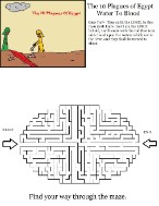 Ten Plagues of Egypt Maze